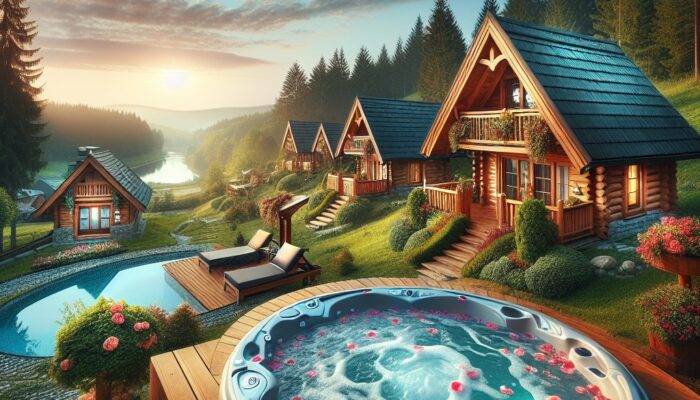 Czy w łódzkim są dostępne domki z jacuzzi na wynajem?